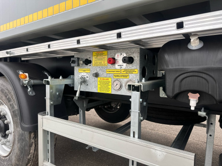 Самосвальный полуприцеп CАТ 510 55 м3 алюминиевый 4 оси с задней и боковой разгрузкой детальное фото - Spec-Trucks