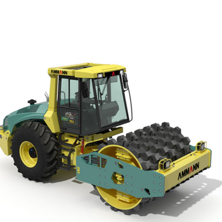 Грунтовый каток AMMANN ASC 150D 15 тонн детальное фото - Spec-Trucks