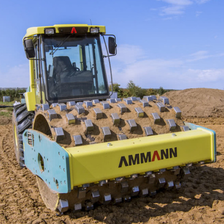 Грунтовый каток AMMANN ASC 150D 15 тонн детальное фото - Spec-Trucks