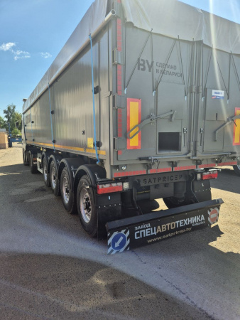 Самосвальный полуприцеп САТ 500 55 м3 алюминиевый 4 оси детальное фото - Spec-Trucks