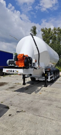 Полуприцеп цементовоз СЕСПЕЛЬ SF4U34 34 м3 4 оси алюминиевый детальное фото - Spec-Trucks