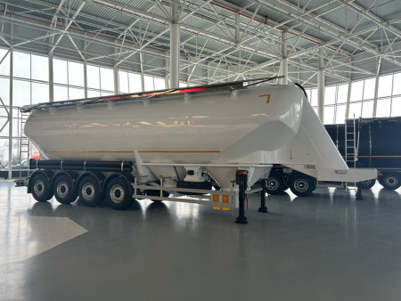 Полуприцеп муковоз Сеспель SF4U55 55 м3 алюминиевый 4 оси детальное фото - Spec-Trucks