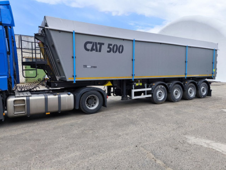 Самосвальный полуприцеп САТ 500 49 м3 алюминиевый 4 оси детальное фото - Spec-Trucks