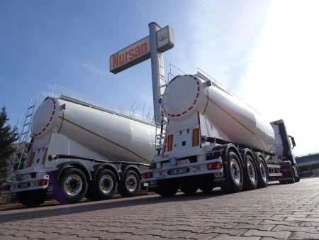 Полуприцеп материаловоз NURSAN 3ANRS 35 м3 детальное фото - Spec-Trucks