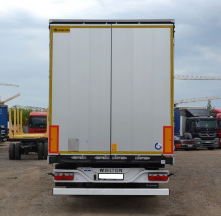 Шторно-бортовой полуприцеп Wielton NS 3KB с кониками детальное фото - Spec-Trucks