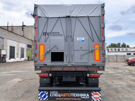 Самосвальный полуприцеп САТ 500 49 м3 алюминиевый 4 оси детальное фото - Spec-Trucks