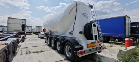 Полуприцеп цементовоз СЕСПЕЛЬ SF4U34 34 м3 4 оси алюминиевый детальное фото - Spec-Trucks