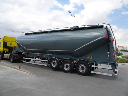 Полуприцеп муковоз NURSAN 3ANRS 48 м3 алюминиевый детальное фото - Spec-Trucks