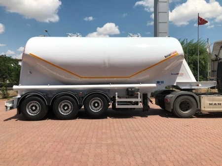 Полуприцеп цементовоз NURSAN 3ANRS 32 м3 алюминиевый детальное фото - Spec-Trucks