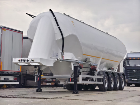 Полуприцеп кормовоз Сеспель SF4U55 55 м3 алюминиевый 4 оси детальное фото - Spec-Trucks