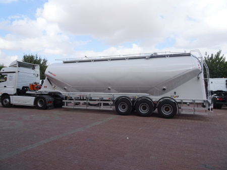 Полуприцеп муковоз NURSAN 3ANRS 48 м3 алюминиевый детальное фото - Spec-Trucks