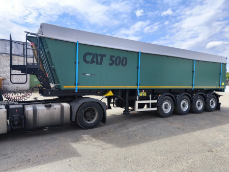 Самосвальный полуприцеп САТ 500 49 м3 алюминиевый 4 оси детальное фото - Spec-Trucks