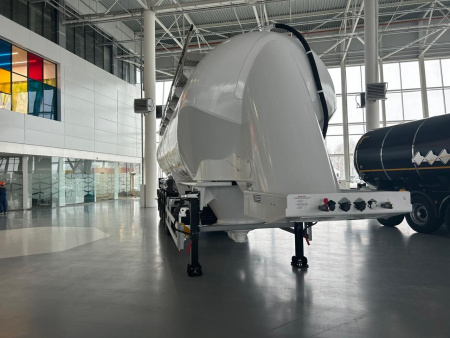 Полуприцеп муковоз Сеспель SF4U55 55 м3 алюминиевый 4 оси детальное фото - Spec-Trucks