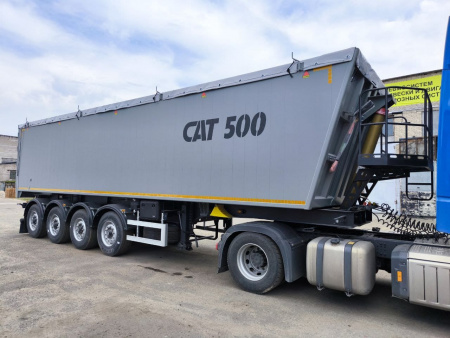 Самосвальный полуприцеп САТ 500 49 м3 алюминиевый 4 оси детальное фото - Spec-Trucks