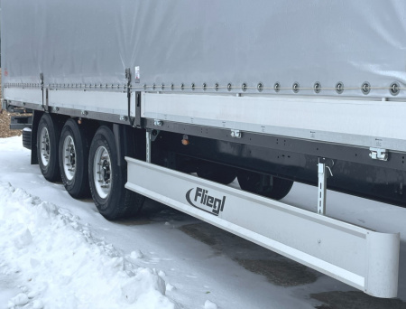 Шторно-бортовой полуприцеп FLIEGL SDS 350 с кониками детальное фото - Spec-Trucks