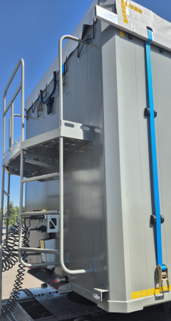 Самосвальный полуприцеп САТ 150 90 м3 с подвижным полом детальное фото - Spec-Trucks