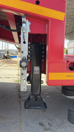 Низкорамный раздвижной полуприцеп трал (тяжеловоз) MAX TRAILER (FAYMONVILLE) F-S46-1AAB детальное фото - Spec-Trucks