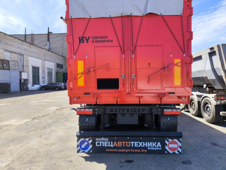 Самосвальный полуприцеп САТ 500 49 м3 алюминиевый 4 оси детальное фото - Spec-Trucks