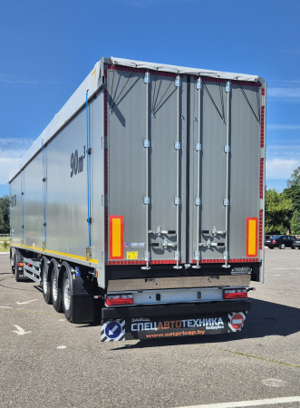 Полуприцеп щеповоз с подвижным полом САТ 150 90 м3 детальное фото - Spec-Trucks