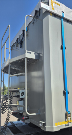 Полуприцеп щеповоз с подвижным полом САТ 150 90 м3 детальное фото - Spec-Trucks