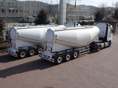 Полуприцеп материаловоз NURSAN 3ANRS 35 м3 детальное фото - Spec-Trucks