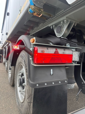 Самосвальный полуприцеп CАТ 510 55 м3 алюминиевый 4 оси с задней и боковой разгрузкой детальное фото - Spec-Trucks