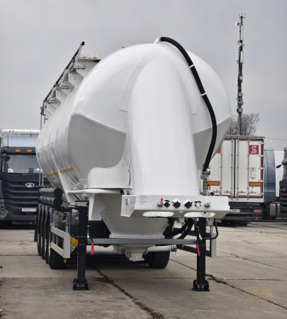 Полуприцеп кормовоз Сеспель SF4U55 55 м3 алюминиевый 4 оси детальное фото - Spec-Trucks