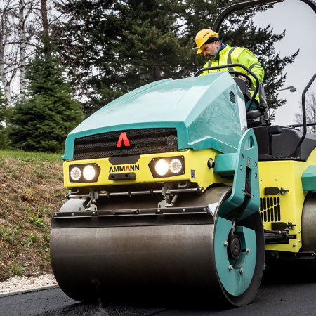 Тротуарный каток AMMANN ARX 45-2 двухвальцовый 4,5 тонны детальное фото - Spec-Trucks