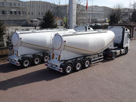 Полуприцеп цементовоз NURSAN 3ANRS 35 м3 детальное фото - Spec-Trucks