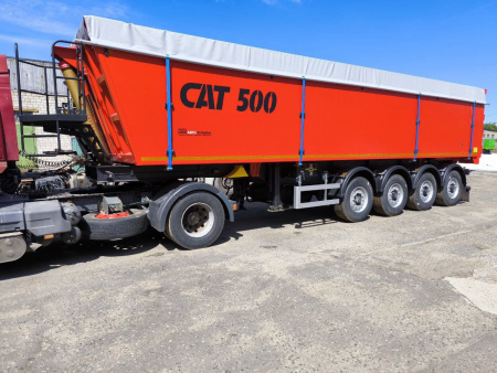 Самосвальный полуприцеп САТ 500 49 м3 алюминиевый 4 оси детальное фото - Spec-Trucks
