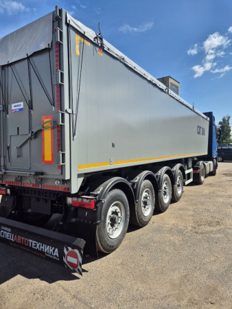 Самосвальный полуприцеп САТ 500 55 м3 алюминиевый 4 оси детальное фото - Spec-Trucks