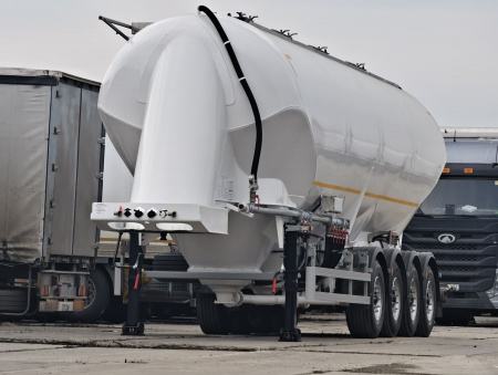 Полуприцеп кормовоз Сеспель SF4U55 55 м3 алюминиевый 4 оси детальное фото - Spec-Trucks