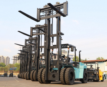 Дизельный автопогрузчик 10 тонн LiuGong CLG2100H | Высота подъема 3м детальное фото - Spec-Trucks