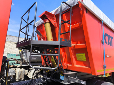 Самосвальный полуприцеп САТ 500 49 м3 алюминиевый 4 оси детальное фото - Spec-Trucks