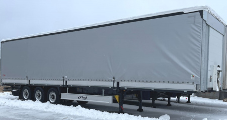 Шторно-бортовой полуприцеп FLIEGL SDS 350 с кониками детальное фото - Spec-Trucks