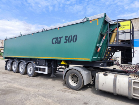 Самосвальный полуприцеп САТ 500 49 м3 алюминиевый 4 оси детальное фото - Spec-Trucks
