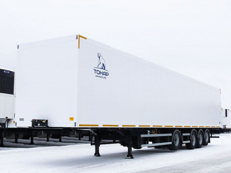 Изотермический полуприцеп Тонар R4-16V 97855 41 Европаллет 4 оси детальное фото - Spec-Trucks