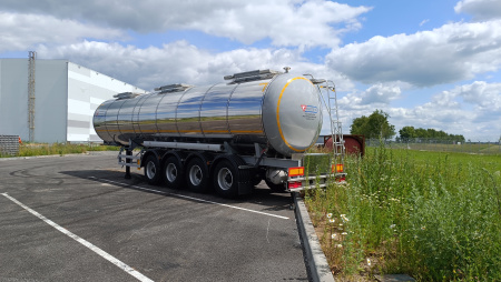 Полуприцеп битумовоз Сеспель SF4B32 32 м3 4 оси детальное фото - Spec-Trucks