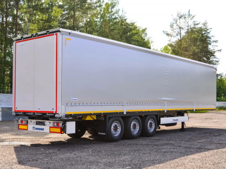 Тентованный полуприцеп KRONE Profi Liner шторно-бортовой с кониками детальное фото - Spec-Trucks