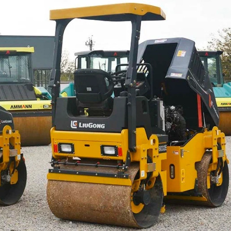 Тротуарный каток LiuGong CLG6032E двухвальцовый 3,5 тонны детальное фото - Spec-Trucks