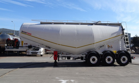 Полуприцеп цементовоз NURSAN 3ANRS 35 м3 детальное фото - Spec-Trucks