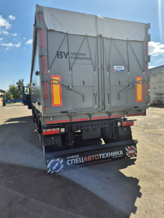 Самосвальный полуприцеп САТ 500 55 м3 алюминиевый 4 оси детальное фото - Spec-Trucks