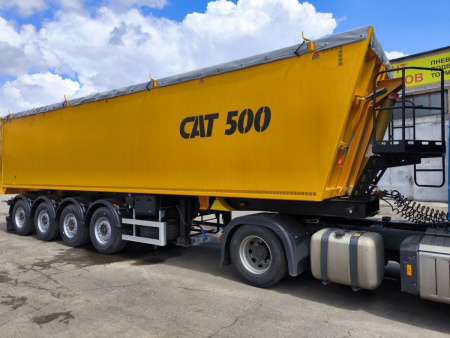 Самосвальный полуприцеп САТ 500 49 м3 алюминиевый 4 оси детальное фото - Spec-Trucks