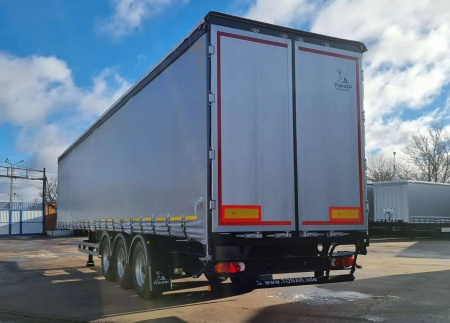 Тентованный полуприцеп ТОНАР Т3-13 9888 шторно-бортовой с закладными под коники детальное фото - Spec-Trucks