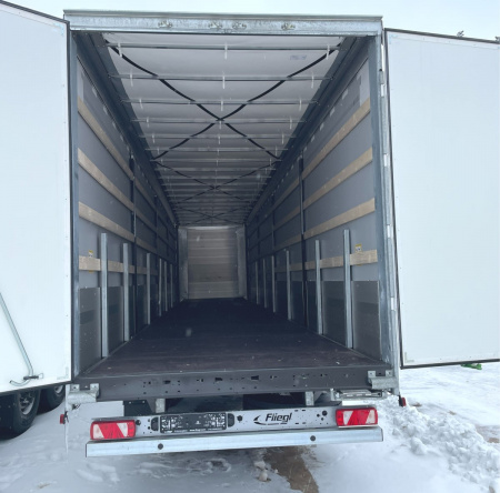 Шторно-бортовой полуприцеп FLIEGL SDS 350 с кониками детальное фото - Spec-Trucks