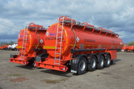 Полуприцеп бензовоз ГРАЗ ППЦ-94315-010 32 м3 4 оси детальное фото - Spec-Trucks