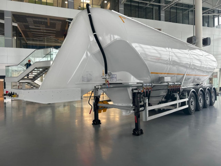 Полуприцеп муковоз Сеспель SF4U55 55 м3 алюминиевый 4 оси детальное фото - Spec-Trucks