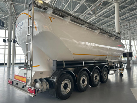 Полуприцеп муковоз Сеспель SF4U55 55 м3 алюминиевый 4 оси детальное фото - Spec-Trucks
