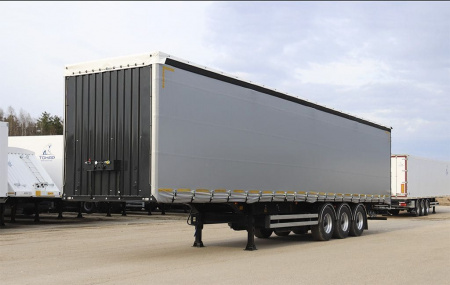 Тентованный полуприцеп ТОНАР Т3-13 9888 шторно-бортовой с закладными под коники детальное фото - Spec-Trucks