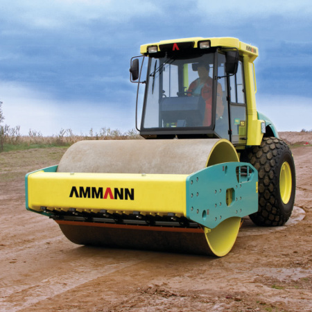 Грунтовый каток AMMANN ASC 150D 15 тонн детальное фото - Spec-Trucks